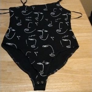 Asymmetrical bodysuit